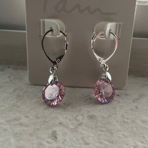 Pink Zirconia Earrings #921